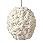 Светильник вязаный из шерсти Wool Oval варинант исполнения - 3 | Loft Concept в Твери