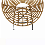 Стул круглый с ротанговым плетением Round Wicker Stool варинант исполнения - 7 | Loft Concept в Твери