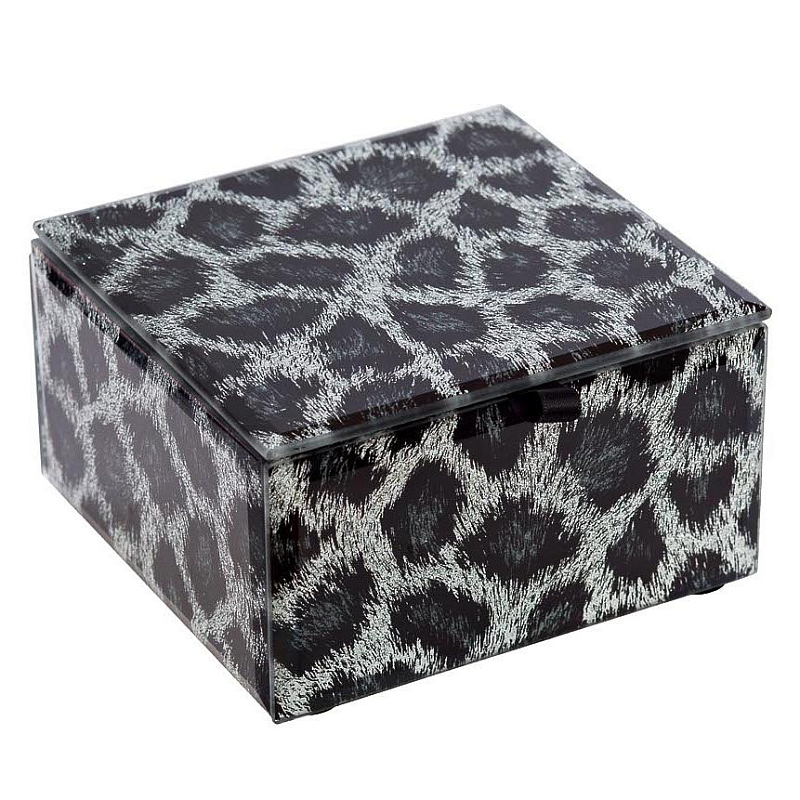 Шкатулка Snow Leopard Cube Серый Шкатулка Snow Leopard Cube Серый в Твери | Loft Concept
