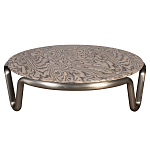 Стол журнальный круглый с узором Table Hypontic Pattern варинант исполнения - 1 | Loft Concept в Твери