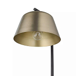 Торшер на изогнутом основании в сочетании черного и золотистого цвета Stable Base варинант исполнения - 3 | Loft Concept в Твери