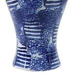 Ваза из фарфора сине-белого цвета Blue & White Ornament  варинант исполнения - 3 | Loft Concept в Твери