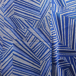 Мебельная ткань Жаккард синий принт 140 см T2-132 варинант исполнения - 2 | Loft Concept в Твери