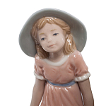 Статуэтка фарфоровая Девушка и маленькая девочка с цветами Charming Statuette варинант исполнения - 2 | Loft Concept в Твери