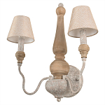 Бра с двумя конусовидными тканевыми абажурами Neighborhood варинант исполнения - 3 | Loft Concept в Твери