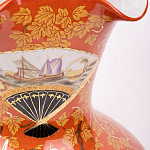 Ваза красного цвета с рисунком Chinoiserie Ceramics варинант исполнения - 2 | Loft Concept в Твери