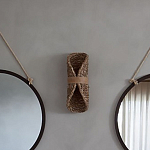 Бра плетеное из ротанга Chainmail варинант исполнения - 5 | Loft Concept в Твери