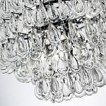 Люстра с хрустальными подвесками в виде капель Antoine Crystal Drops Chrome Chandelier 9 варинант исполнения - 4 | Loft Concept в Твери
