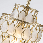 Подвесной светильник с декором из натуральной морской ракушки Iridescent Light варинант исполнения - 5 | Loft Concept в Твери