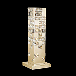 Настольная лампа прямоугольная с мозаичным хрустальным оформлением Sparks of Crystal варинант исполнения - 1 | Loft Concept в Твери