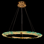 Люстра в форме кольца с цветочным декором Warm Heavenly Light варинант исполнения - 2 | Loft Concept в Твери