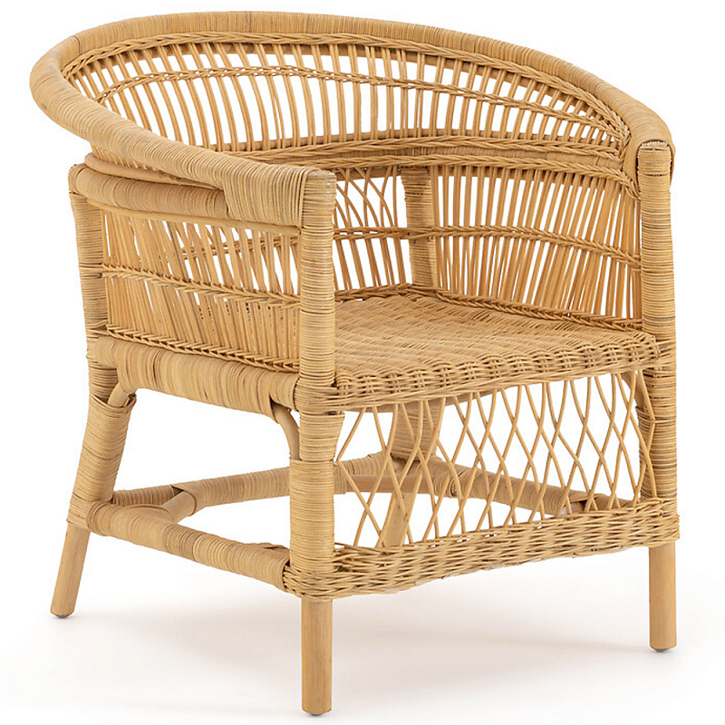 Кресло из ротанга Amadis Rattan Armchair Бежевый Кресло из ротанга Amadis Rattan Armchair Бежевый в Твери | Loft Concept