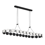 Люстра овальная с круглыми светодиодными источниками света Maxine Light варинант исполнения - 9 | Loft Concept в Твери