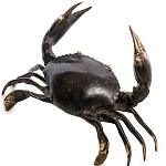 Статуэтка из бронзы в виде краба Animals Bronze варинант исполнения - 3 | Loft Concept в Твери