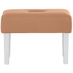 Мягкий пуф на белых ножках Winton Pouf варинант исполнения - 2 | Loft Concept в Твери