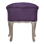 Кресло низкое в стиле прованс Louis French Armchair purple flax варинант исполнения - 3 | Loft Concept в Твери