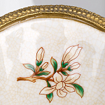 Декоративная ваза из фарфора с бронзовыми вставками Eden Garden варинант исполнения - 3 | Loft Concept в Твери