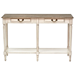 Деревянная консоль с двумя ящиками Margery Provence Console Table варинант исполнения - 1 | Loft Concept в Твери