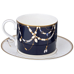 Чайный набор из фарфора с изображением лошадей на 6 персон 12 предметов Porcelain Horse Set варинант исполнения - 2 | Loft Concept в Твери