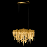 Люстра подвесная с металлическими цепочками и изогнутыми металлическими дугами 72 см Atlantis Chain варинант исполнения - 13 | Loft Concept в Твери