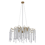 Люстра c подвесками из прозрачного хрусталя Диаметр 85 см FAIRYTREE Light варинант исполнения - 2 | Loft Concept в Твери