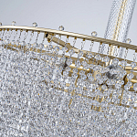 Люстра многоярусная с каскадами кристаллов Crystal Rains варинант исполнения - 8 | Loft Concept в Твери