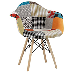 Стул с обивкой в стиле Patchwork варинант исполнения - 1 | Loft Concept в Твери