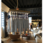 Люстра квадратная плетеная с бахромой Wicker Square Chandelier with Tassels варинант исполнения - 4 | Loft Concept в Твери