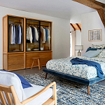 Двуспальная кровать с мягким изголовьем Daniel Bed варинант исполнения - 6 | Loft Concept в Твери