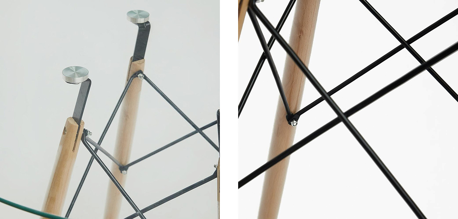 Стол DSW glass table - Loft-Concept в Твери