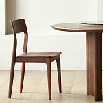 Стол обеденный круглый с двойной столешницей Walnut Wood Table варинант исполнения - 8 | Loft Concept в Твери