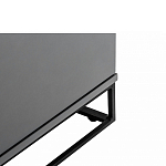 ТВ-тумба цвета графит с  2-мя дверцами и ящиком Strict Lines варинант исполнения - 5 | Loft Concept в Твери