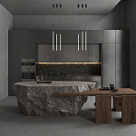 Подвсеной светильник светодиодный металлический цилиндрической формы черный Trumpet tube варинант исполнения - 4 | Loft Concept в Твери