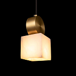 Подвесной светильник светодиодный с квадратным плафоном Stone Helios варинант исполнения - 2 | Loft Concept в Твери