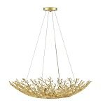 Люстра в форме золотой чаши из кораллов Coral Decor варинант исполнения - 2 | Loft Concept в Твери