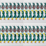 Плитка дизайнерская Фруктовый лес варинант исполнения - 1 | Loft Concept в Твери