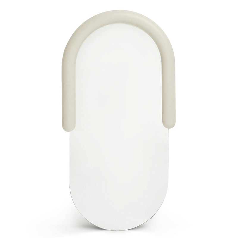 Зеркало овальное Curved Furniture бежевое Бежевый в Твери | Loft Concept 