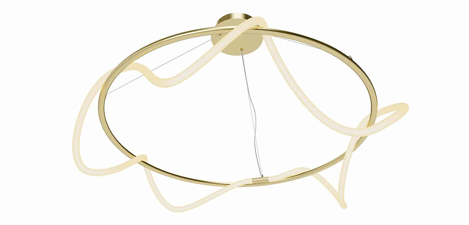 Люстра Luke Lampco Tracer Chandelier Gold 100 Люстра Luke Lampco Tracer Chandelier Gold 100 - Loft-Concept в Твери