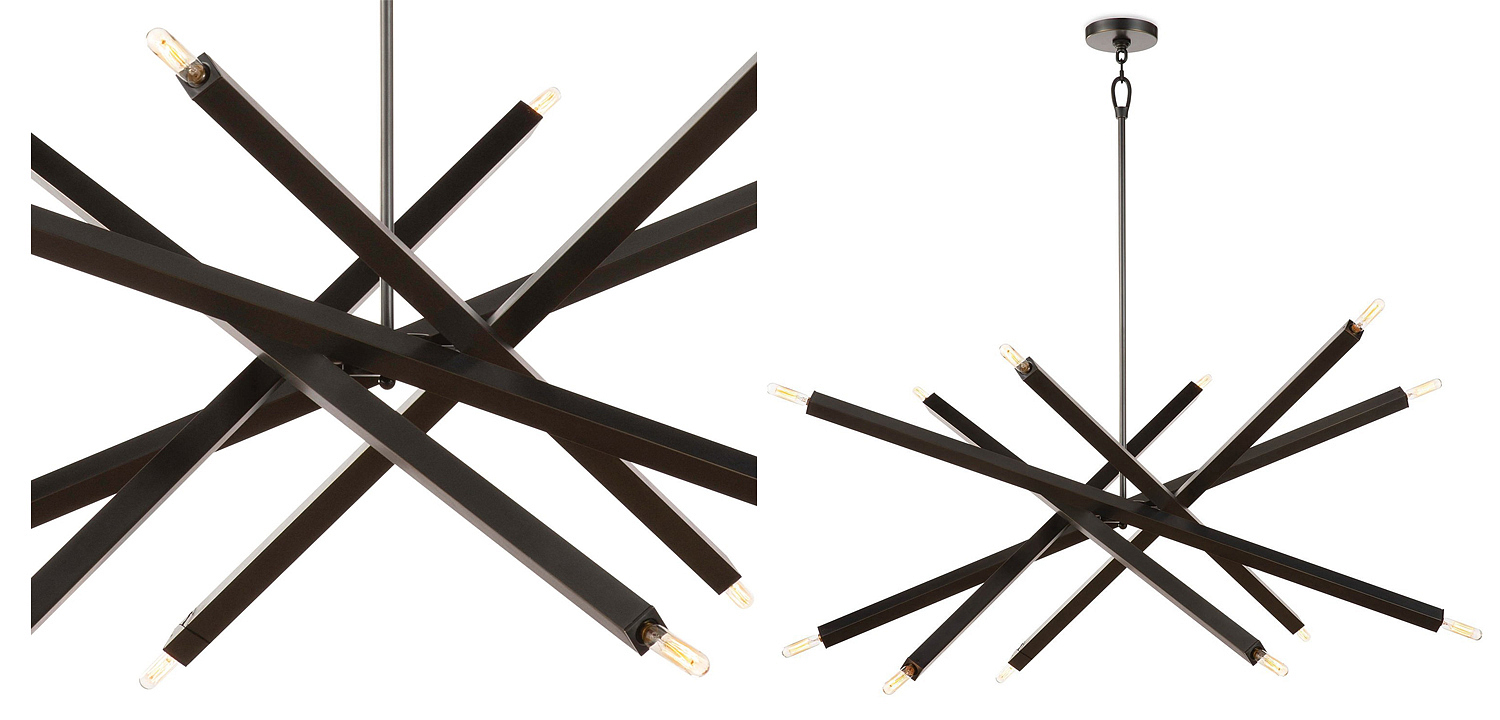 Люстра Blathmac Black Chandelier Люстра Blathmac Black Chandelier - Loft-Concept в Твери