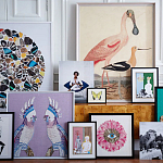 Панно Розовый цветок вышитое бисером PETALS BEADED ART варинант исполнения - 1 | Loft Concept в Твери