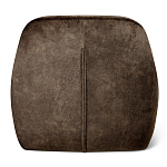 Барный стул со спинкой и подлокотниками на 4-х деревянных ножках Douglas Rhombus Коричневый Велюр варинант исполнения - 4 | Loft Concept в Твери