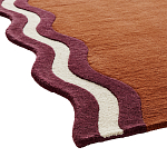 Ковер с оригинальной волнистой отделкой Woven from Wool варинант исполнения - 2 | Loft Concept в Твери