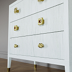 Бельевой Комод с 4 ящиками Elsa Dreams White варинант исполнения - 4 | Loft Concept в Твери