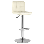 Барный стул с сиденьем молочного цвета Honory варинант исполнения - 1 | Loft Concept в Твери