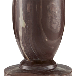 Настольная лампа из мрамора с тканевым абажуром Seductress варинант исполнения - 1 | Loft Concept в Твери