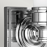 Бра для ванных комнат с матовым цилиндрическим плафоном на квадратном основании цвета хром Feiss варинант исполнения - 4 | Loft Concept в Твери