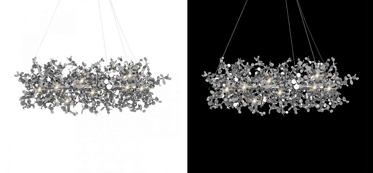 Люстра Terzani Argent Suspension Ring Silver диаметр диаметр 60 - Loft-Concept в Твери