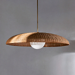 Люстра круглая из ротанга Long Lasting Chandelier варинант исполнения - 2 | Loft Concept в Твери