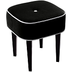 Квадратный мягкий пуф на черных ножках Winton Pouf Square варинант исполнения - 5 | Loft Concept в Твери