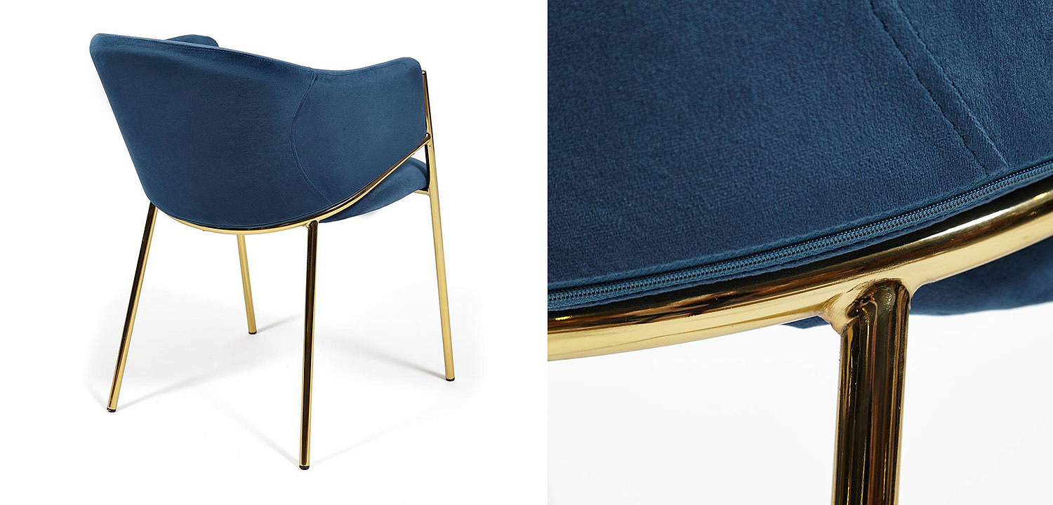 Стул Dolores blue velvet - Loft-Concept в Твери